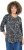 Ulla Popken Asymmetric Cowboy Boot Print Tee Black - T-shirt stampate da donna - 