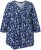 Ulla Popken Asymmetric Cowboy Boot Print Tee Dark Blue - T-shirt stampate da donna - 