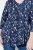 Ulla Popken Asymmetric Cowboy Boot Print Tee Dark Blue - T-shirt stampate da donna - T-shirt con Stampa da Donna