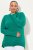 Ulla Popken Long Sleeves Mock Turtleneck Sweater Emerald Green - Felpe & felpe con cappuccio - Felpe, Hoodie e Maglieria Calda