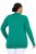 Ulla Popken Long Sleeves Mock Turtleneck Sweater Emerald Green - Felpe & felpe con cappuccio - Felpe, Hoodie e Maglieria Calda