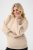 Kaffe Curve Lizzy Maglione a maniche lunghe Beige - Pullover e cardigan - 