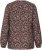 Kaffe Curve Belle Blouse Pink Black Graphic Flower - Camicette - 
