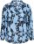 Kaffe Curve Sasja Blusa a maniche lunghe Blue Snake Flower - Camicie e tuniche - 