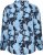 Kaffe Curve Sasja Blusa a maniche lunghe Blue Snake Flower - Camicie e tuniche - 