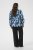 Kaffe Curve Sasja Blusa a maniche lunghe Blue Snake Flower - Camicie e tuniche - 