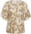 Kaffe Curve Marla Blouse Oak Chalk Leaf - Camicette - 