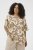 Kaffe Curve Marla Blouse Oak Chalk Leaf - Camicette - 