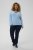 Kaffe Curve Jilanda V-Neck Pullover Blue - Pullover e cardigan - 