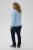 Kaffe Curve Jilanda V-Neck Pullover Blue - Pullover e cardigan - 