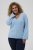 Kaffe Curve Jilanda V-Neck Pullover Blue - Pullover e cardigan - 