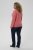 Kaffe Curve Jilanda V-Neck Pullover Red - Pullover e cardigan - 