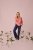 Kaffe Curve Jilanda V-Neck Pullover Red - Pullover e cardigan - 