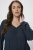 Kaffe Curve Ami Manica lunga Blusa Blu navy notte - T-shirt - 