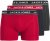 Jack & Jones Hector Solid Trunks 3-Pack Navy/Red/Grey - Boxer - Boxer Uomo Taglie Forti