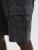 Jack & Jones Cole Hudson Belted Cargo Shorts Black - Shorts - Pantaloncini Uomo Taglie Forti