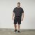 North Latitude 61148 Short Cargo Nero - Shorts - Pantaloncini Uomo Taglie Forti