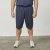 North Latitude 61154 Shorts In Lino Vestibilità Comfort Blu Navy - Shorts - Pantaloncini Uomo Taglie Forti