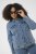 Kaffe Curve Vilana Denim Jacket Washed Blue - Giacche in denim - 