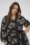 Kaffe Curve Kimmie Dress Black Chalk Embroidery - Vestiti midi - 