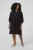 Kaffe Curve Dina Dress Black Deep - Vestiti midi - 