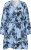 Kaffe Curve Aliana Dress Blue Flower Animal - Vestiti midi - 