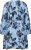 Kaffe Curve Aliana Dress Blue Flower Animal - Vestiti midi - 