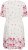 Kaffe Curve Rosa Mini Dress White Rose Border Flower - Vestiti mini - 