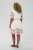 Kaffe Curve Rosa Mini Dress White Rose Border Flower - Vestiti mini - 
