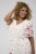 Kaffe Curve Rosa Mini Dress White Rose Border Flower - Vestiti mini - 