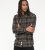 D555 Destin Checked Long Sleeve Shirt Black/Tan Check - Camicie a maniche lunghe - 