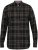 D555 Destin Checked Long Sleeve Shirt Black/Tan Check - Camicie a maniche lunghe - 