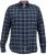 D555 Luton Checked Flanell Shirt Navy - Camicie - Camicie Taglie Forti Uomo