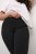 Kaffe Curve Jenna Leggings svasati Nero profondo - Jeans & Pantaloni Donna Taglie Comode – Plus Size - 