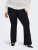 Only Carmakoma Pever Flared Pants Black - Pantaloni - 