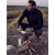 JP1880 Cardigan Knitted with Zipper Black TALL - ABBIGLIAMENTO UOMO MT-6XLT - Taglie Tall Uomo