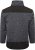 Kam jeans KV133 Twisted Marl Fleece Jacket Black - Giubbotti - Giubbotti Uomo Taglie Forti