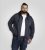 D555 Mansfield Hoodie with Zipper Navy - Felpe & felpe con cappuccio - Felpe & Felpe con Cappuccio Uomo Taglie Forti