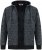 Duke Fareham Bonded Sherpa Lining Knitted Hoodie Grey - Felpe & felpe con cappuccio - Felpe & Felpe con Cappuccio Uomo Taglie Forti