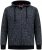 Duke Fareham Bonded Sherpa Lining Knitted Hoodie Grey - Felpe & felpe con cappuccio - Felpe & Felpe con Cappuccio Uomo Taglie Forti