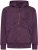 Kam Jeans 7082 Garment DYE with Zipper Hoodie Purple - Felpe & felpe con cappuccio - Felpe & Felpe con Cappuccio Uomo Taglie Forti