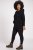 Ulla Popken Teddy Fleece Hooded Zip Neck Sweatshirt Black - Felpe & felpe con cappuccio - Felpe, Hoodie e Maglieria Calda