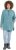 Ulla Popken Teddy Fleece Hooded Zip Neck Sweatshirt Ice Green - Felpe & felpe con cappuccio - Felpe, Hoodie e Maglieria Calda