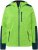 Ulla Popken Contrast Inserts Sweater Knit Hoodie Light Green - Felpe & felpe con cappuccio - 