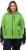 Ulla Popken Contrast Inserts Sweater Knit Hoodie Light Green - Felpe & felpe con cappuccio - 