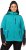 Ulla Popken Contrast Inserts Sweater Knit Hoodie Aquamarine - Felpe & felpe con cappuccio - 
