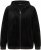 Ulla Popken Tulip Line Print Velour Zip Hoodie Black - Felpe & felpe con cappuccio - Felpe, Hoodie e Maglieria Calda