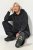 Ulla Popken Sweater Knit Fleece Hoodie Black - Felpe & felpe con cappuccio - Felpe, Hoodie e Maglieria Calda