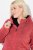 Ulla Popken Sweater Knit Fleece Hoodie Coral - Ulla Popken - Abbigliamento Taglie Forti Ulla Popken