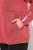 Ulla Popken Sweater Knit Fleece Hoodie Coral - Ulla Popken - Abbigliamento Taglie Forti Ulla Popken